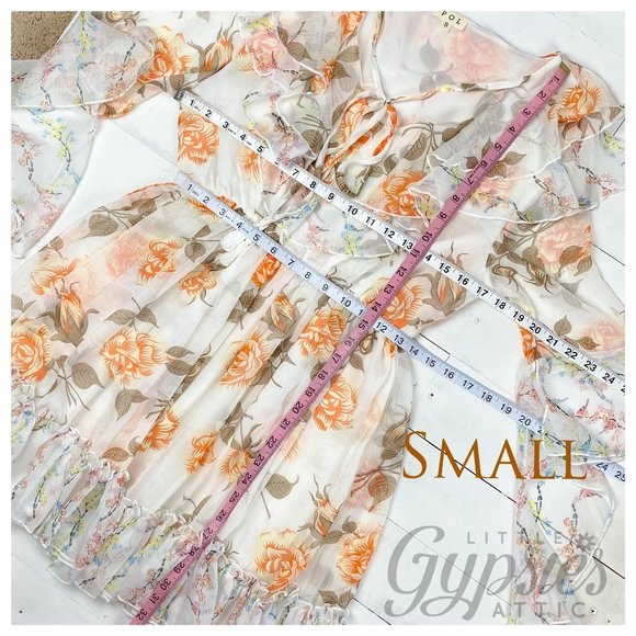 POL Fairy Garden Farmhouse Mini Dress - Picture 11 of 16